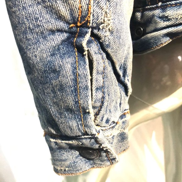 Abercrombie Women's Faux Fur Jeans Jacket - Picture 12 of 16